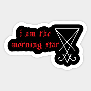 I Am The Morning Star Sticker